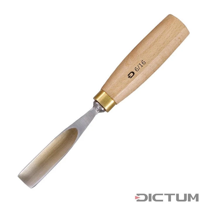 Ciseau de sculpture DICTUM Compact, pointe 6 / 16 mm Ciseau De Sculpture DICTUM Compact, Pointe 6 / 16 Mm -Famille Outil Magasin
