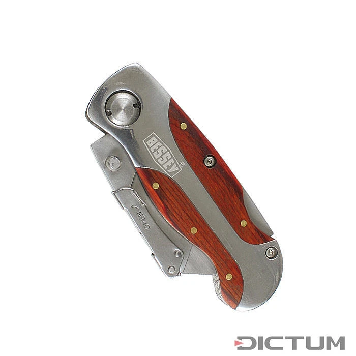 Couteau Pliant Bessey, Poignée En Bois -Famille Outil Magasin 710541 02 P WE 8 Bessey Klappmesser Holzgriff WZ jpg c1