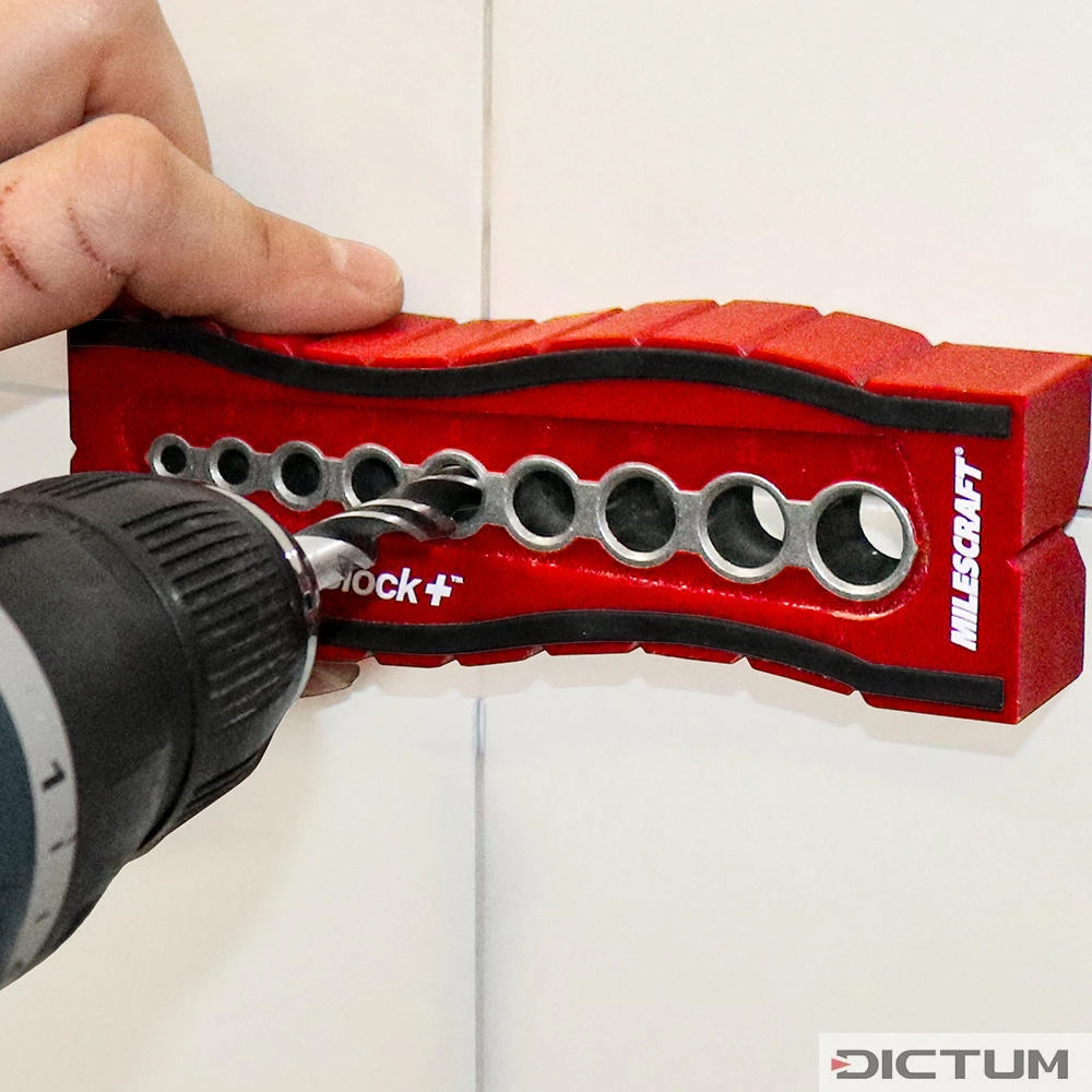 Gabarit De Perçage Milescraft »DrillBlockPLUS«, Métrique -Famille Outil Magasin 714610 02 A WE 8 Milescraft Bohrlehre DrillBlockPLUS metrisch WZ jpg