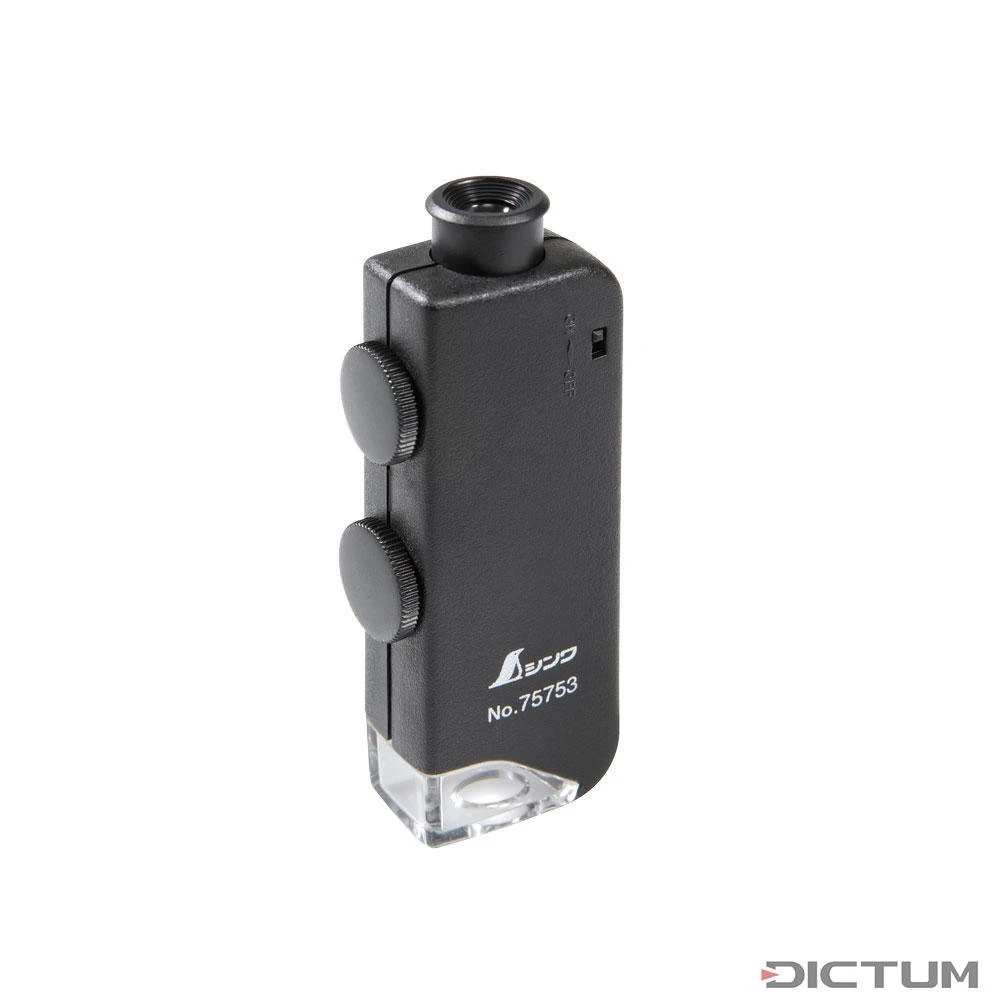 Microscope de poche Shinwa, grossissement de 60 à 100 fois Microscope De Poche Shinwa, Grossissement De 60 à 100 Fois -Famille Outil Magasin