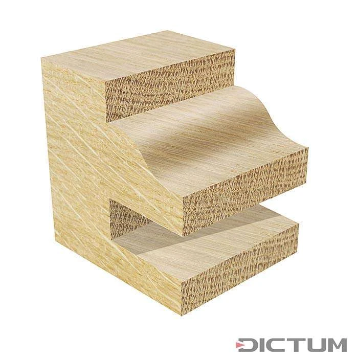 Jeu De Fraises à Profil, Contre-profil Et à Plate-bande DICTUM MD, 3 Pièces -Famille Outil Magasin 717779 02 G WE 8 DICTUM HW Profil Konterprofil Abplattfr ser Set 3 teilig WZ jpg c1