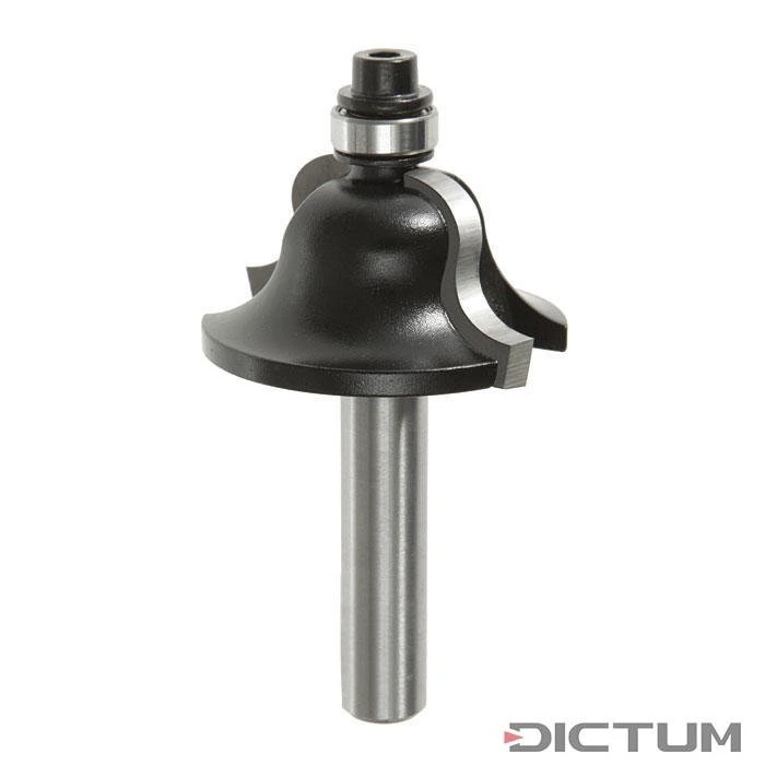 Fraise HW Romaine à Profil, Roulem. à B., Queue Ø 8 Mm, R 6,35 Mm, Ø 34,9 Mm -Famille Outil Magasin