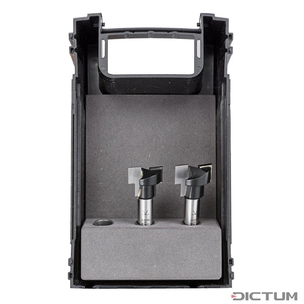 Fraises à rainure en T DICTUM, MD, jeu, 2 pièces, tailles M10/M12 Fraises à Rainure En T DICTUM, MD, Jeu, 2 Pièces, Tailles M10/M12 -Famille Outil Magasin