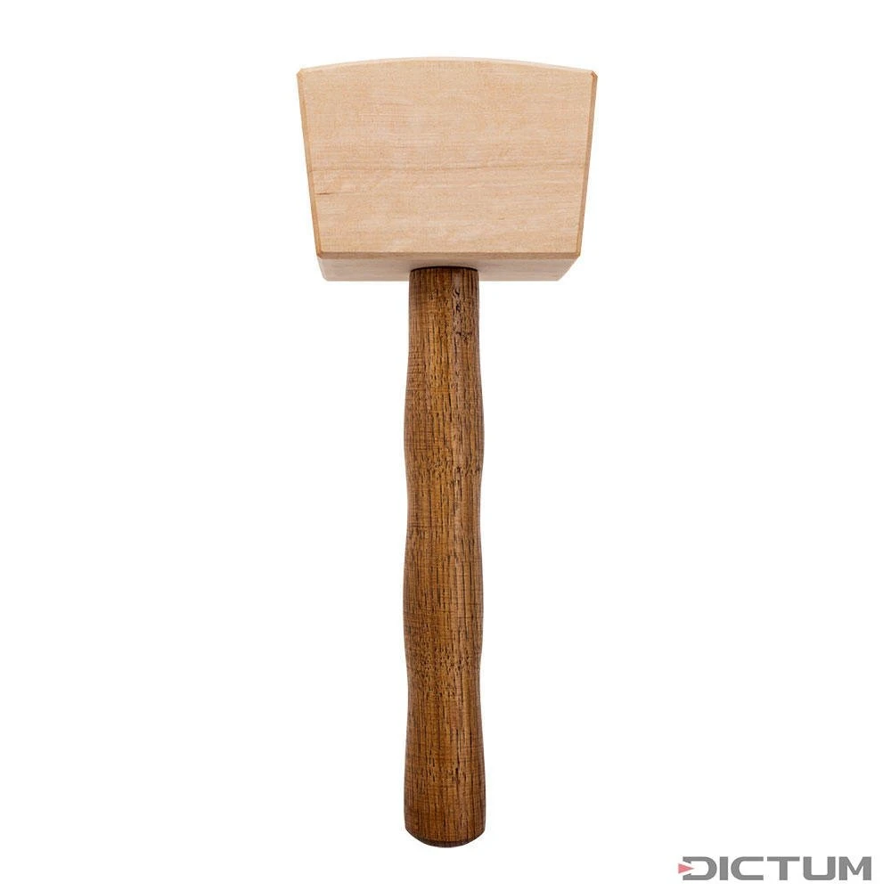 Maillet DICTUM à Tête Rectangulaire Et Manche En Bois De Hickory Traité, 600 G -Famille Outil Magasin