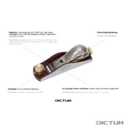 Rabot De Paume DICTUM, 20°, Fer SK4 5 Rabot De Paume DICTUM, 20°, Fer SK4 -Famille Outil Magasin blockhobel igel 01 I WE 8 DICTUM Einhandhobel 20 WZ jpg c3